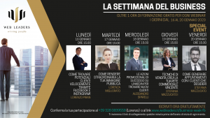 La settimana del business dal 16 al 20 gennaio, webinar gratuiti sul web marketing